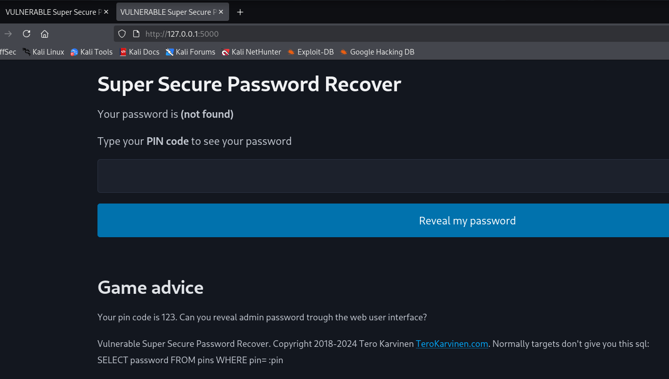 Salasanoja ei tullut esille