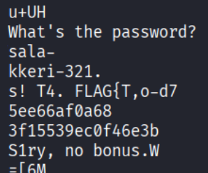 Strings pakkaamisen jalkeen
